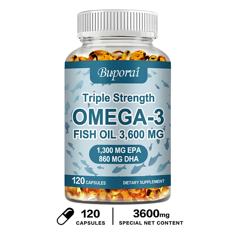 Omega-3 Fish Oil Capsules with EPA & DHA