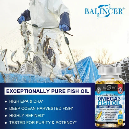 bb’s essentials 120Count-2 bottle bb's essentials Omega-3 Supplements Omega-3 Fish Oil Softgels with EPA & DHA