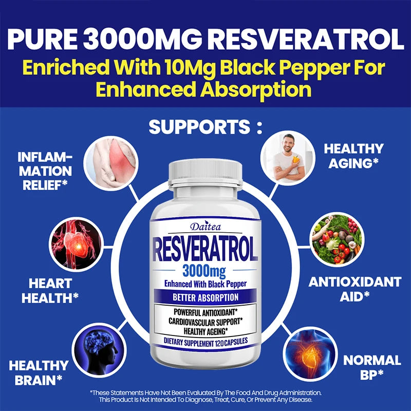 Trans-Resveratrol Complex Capsules