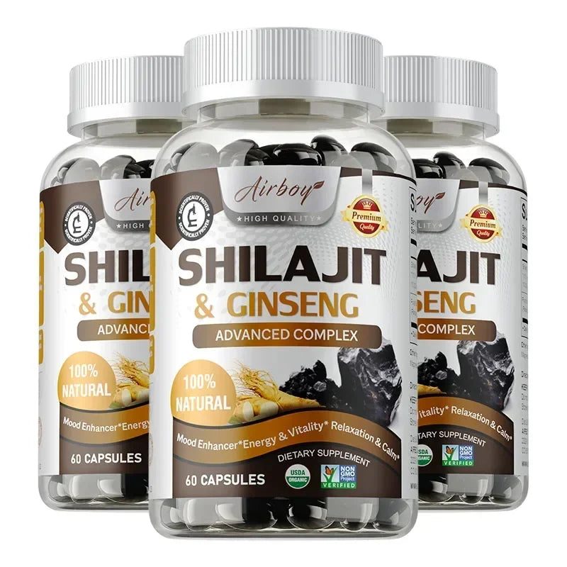 Shilajit & Korean Red Ginseng Capsules