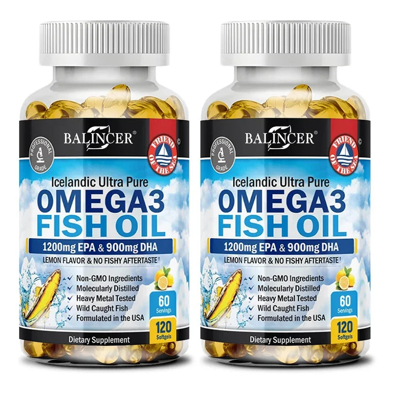 Omega-3 Fish Oil Softgels with EPA & DHA