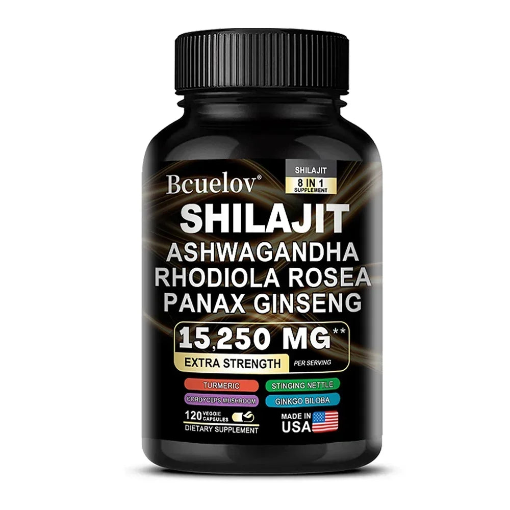 Shilajit 8-in-1 Botanical Blend Capsules