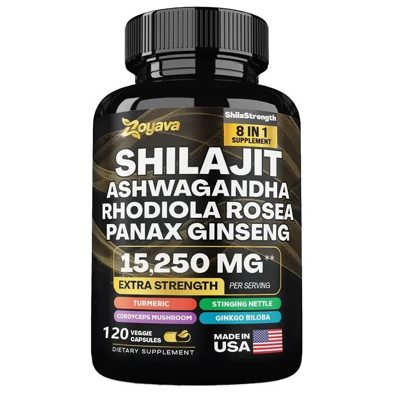 Shilajit 8-in-1 Botanical Complex Capsules