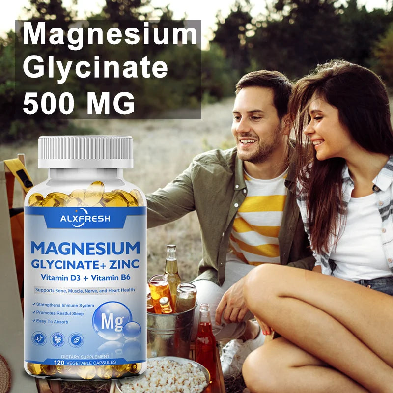 Magnesium Glycinate Complex with Zinc, D3 & B6