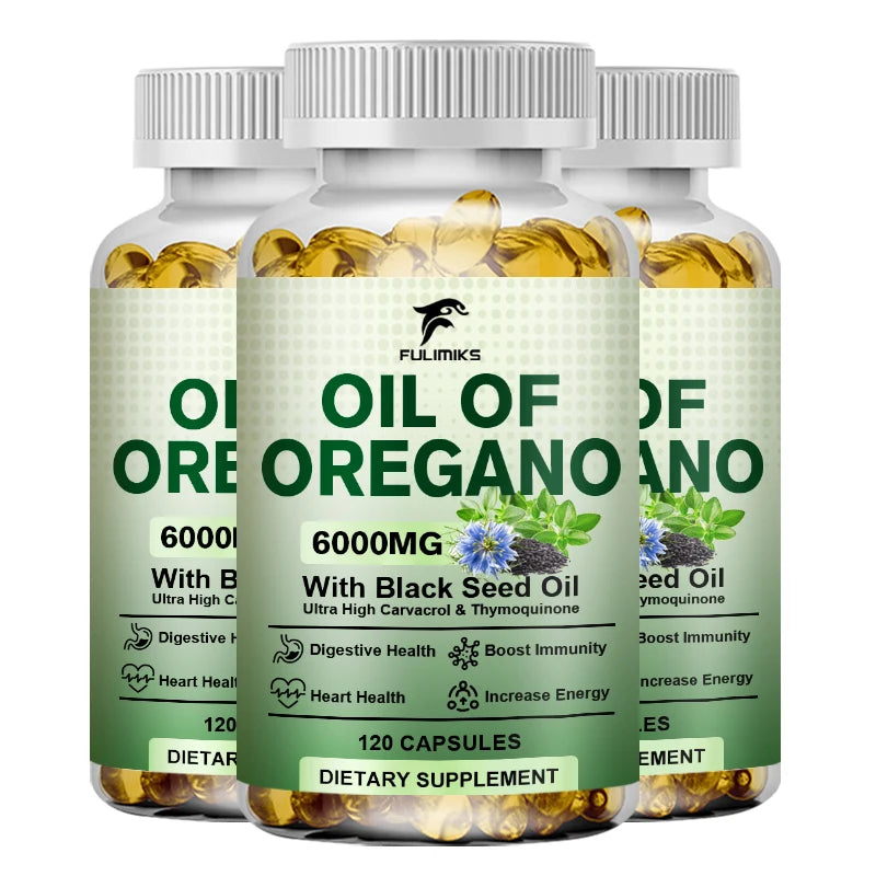 Oregano Oil & Black Seed Oil Softgels