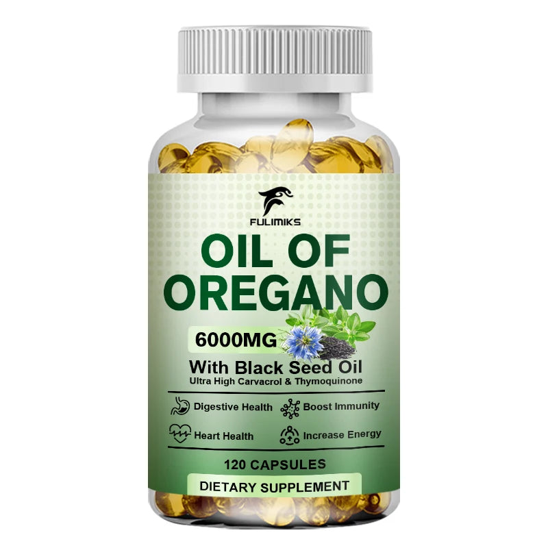 Oregano Oil & Black Seed Oil Softgels