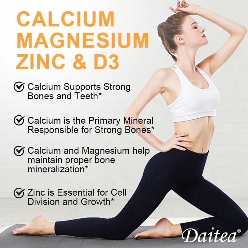 Calcium, Magnesium, Zinc & Vitamin D3 Capsules