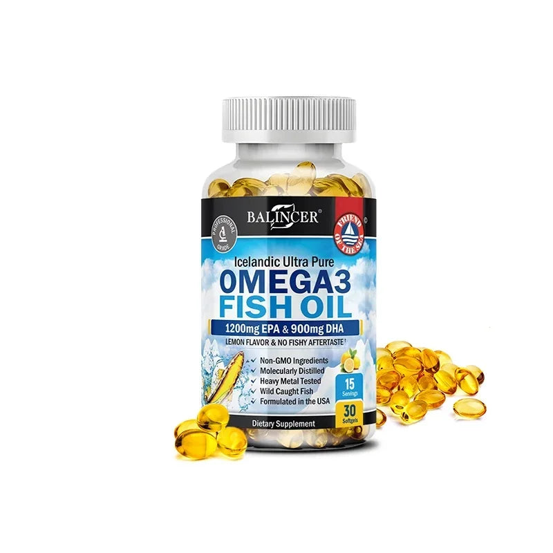 Omega-3 Fish Oil Softgels with EPA & DHA