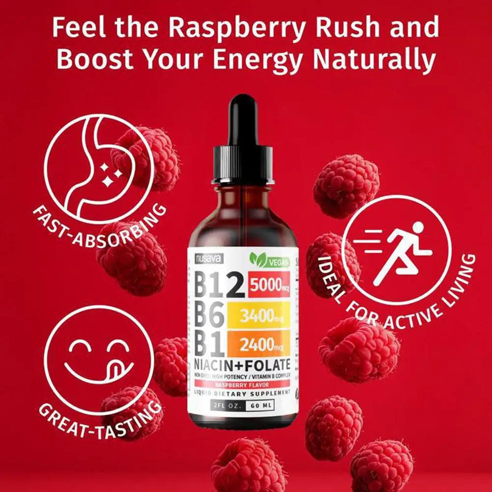 Vitamin B-Complex Liquid Drops – B1, B6 & B12