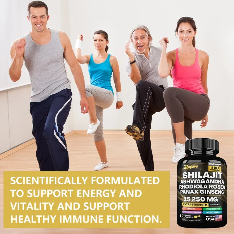 Shilajit 8-in-1 Botanical Complex Capsules