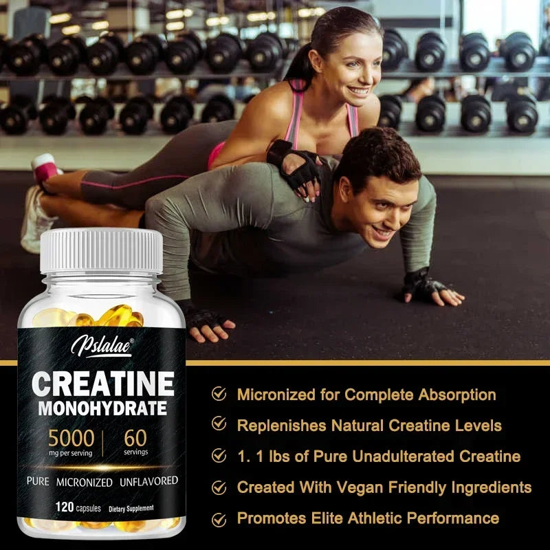 Creatine Monohydrate Capsules – Daily Training Format