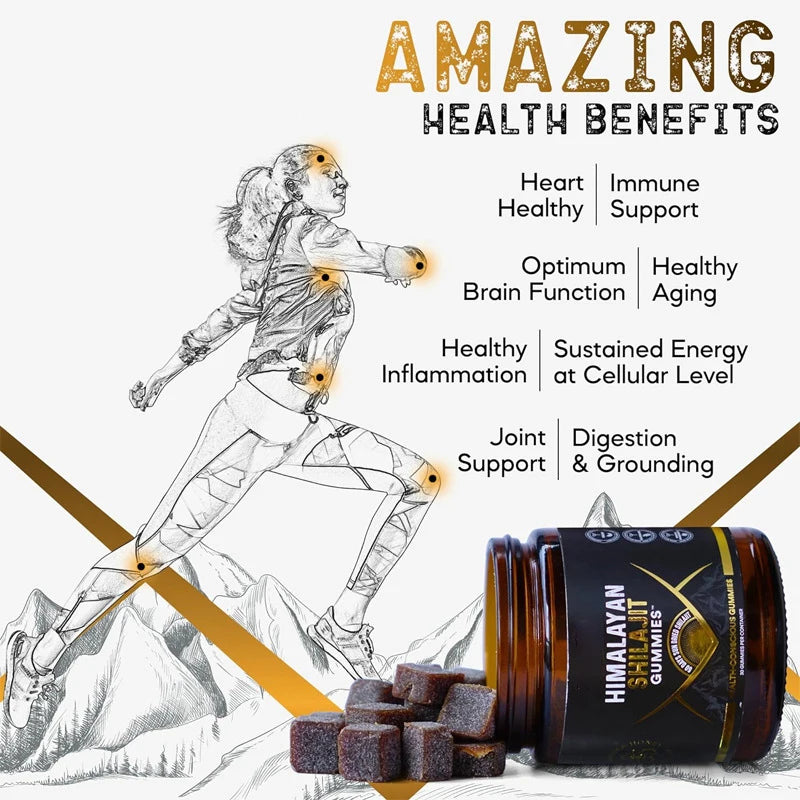 Shilajit Gummies with Sea Moss & Ashwagandha