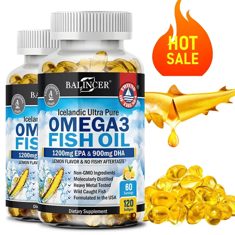 Omega-3 Fish Oil Softgels with EPA & DHA