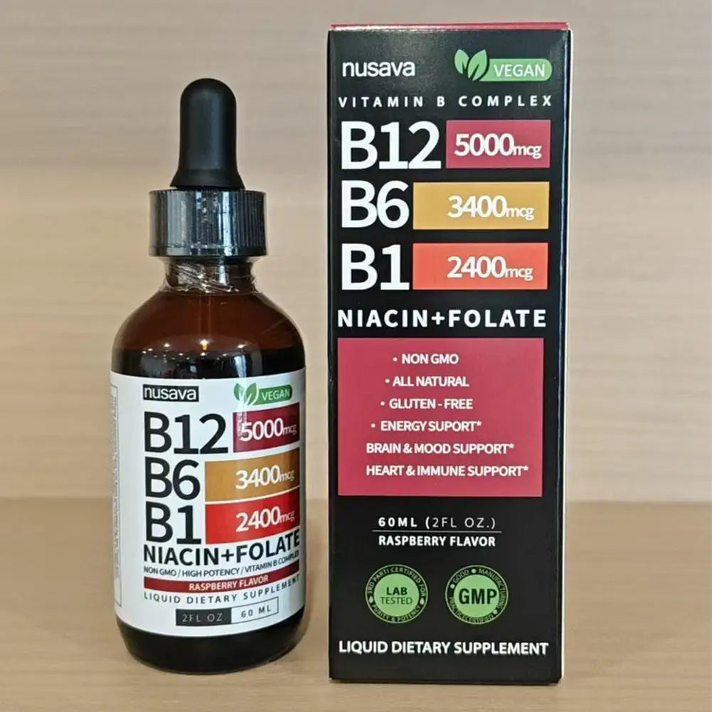 Vitamin B-Complex Liquid Drops – B1, B6 & B12