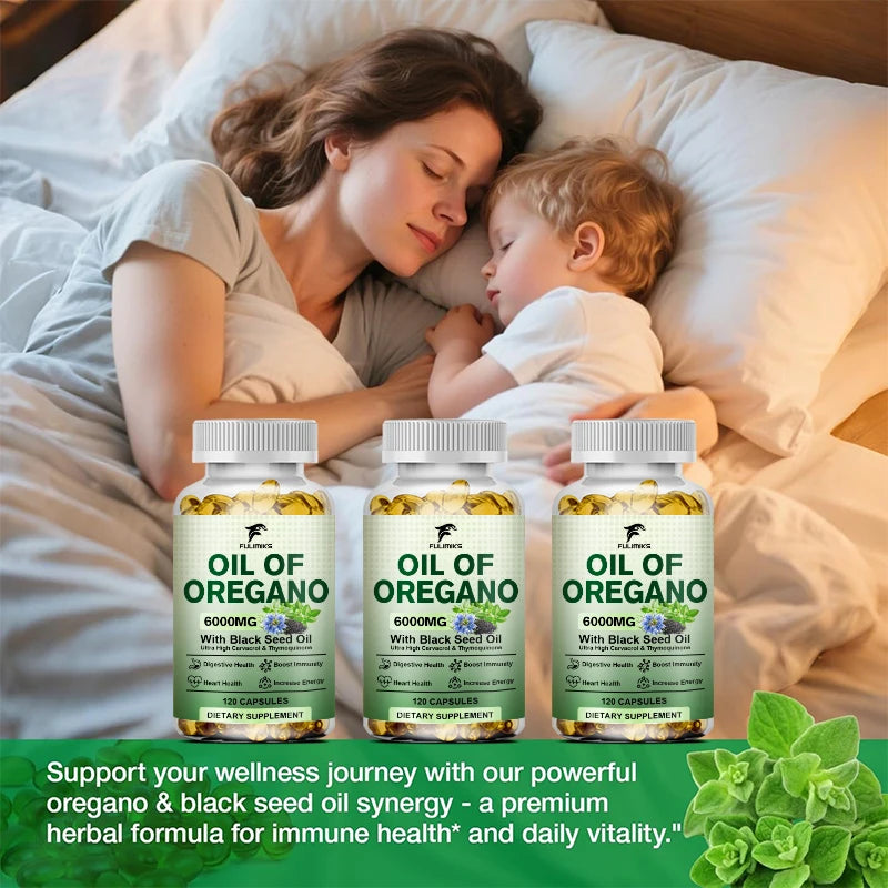 Oregano Oil & Black Seed Oil Softgels