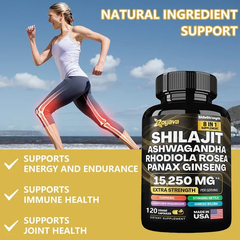Shilajit 8-in-1 Botanical Complex Capsules