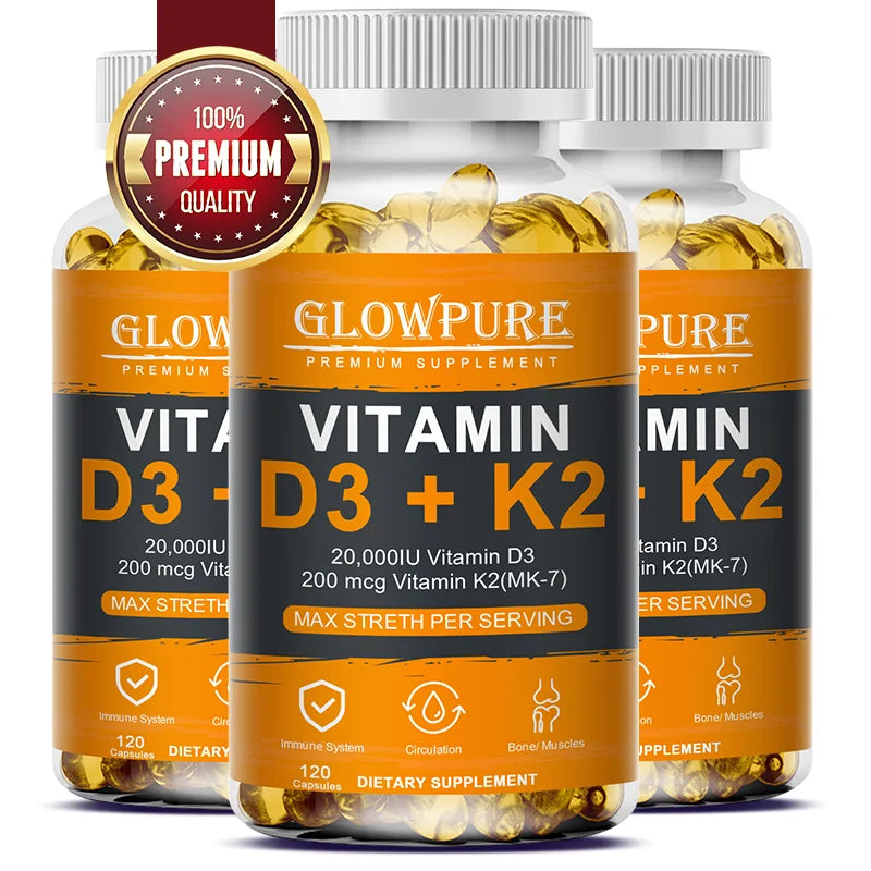 Vitamin D3 + K2 Capsules