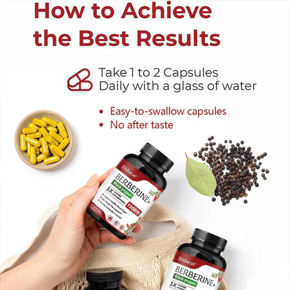 bb’s essentials 30 count-1 bottle bb's essentials Berberine Supplements Berberine HCl Capsules