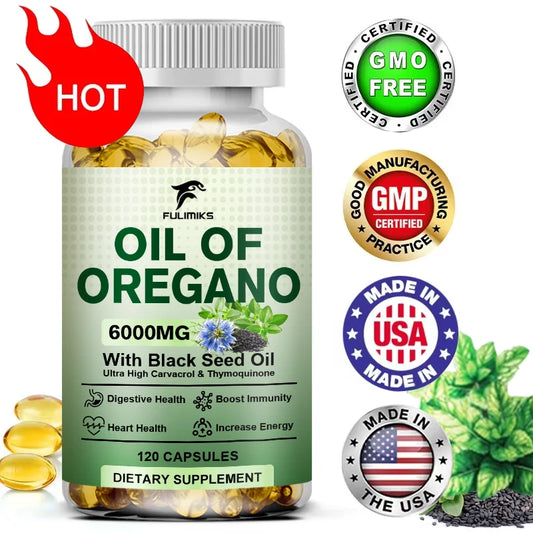 Oregano Oil & Black Seed Oil Softgels