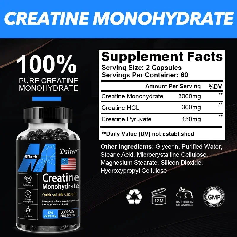 Creatine Monohydrate Capsules
