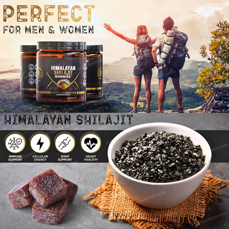 Shilajit Gummies with Sea Moss & Ashwagandha