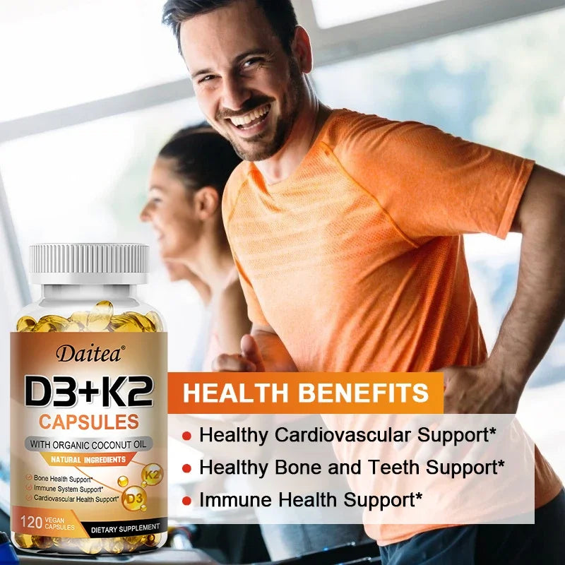 Vitamin D3 + K2 MK-7 Capsules